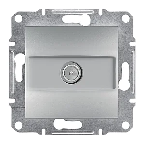 Asfora Tv Socket Ending 1Db Aluminium - EPH3200161 - Schneider Electric