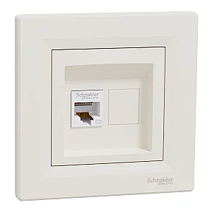 Asfora Rj45 Cat5E Utp Data Socket Cream - EPH4300123 - Schneider Electric