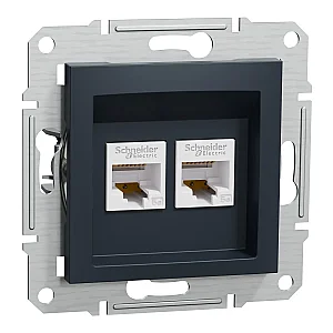 EPH4400171 - Asfora 2xrj45 Cat5e Utp Data Socket Ant - 2
