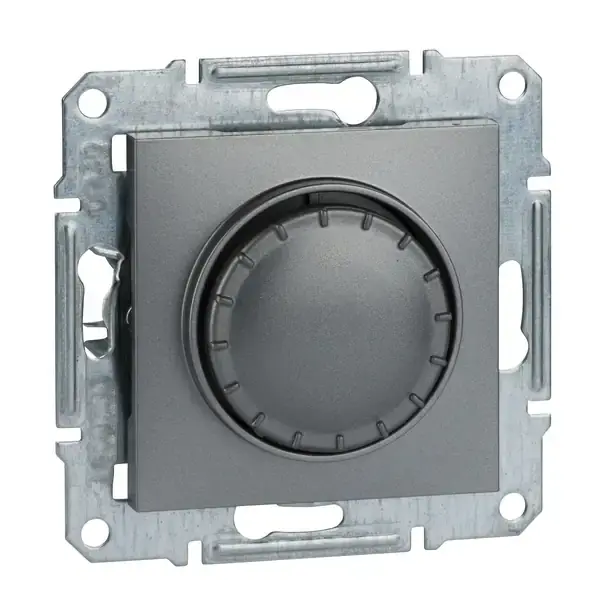Schneider Electric - EPH5401162 - Asfora Volume Control Socket Steel - 1