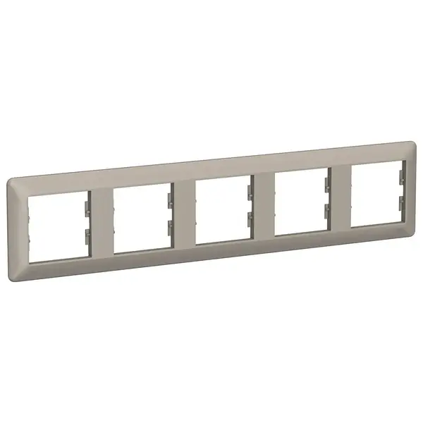 Schneider Electric - EPH5805569 - Asfora EM 5-gang Horizontal Frame Bronz - 1