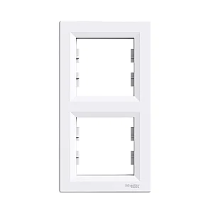 Asfora 2 - Gang Vertical Frame White - EPH5810221 - Schneider Electric
