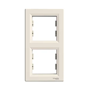 Asfora 2 - Gang Vertical Frame Cream - EPH5810223 - Schneider Electric