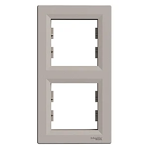Asfora 2 - Gang Vertical Frame Bronze - EPH5810269 - Schneider Electric