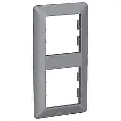 Asfora Em 2 - Gang Vertical Frame Steel - EPH5815262 - Schneider Electric