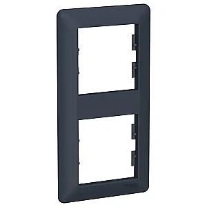 Asfora Em 2 - Gang Vertical Frame Anthracite - EPH5815271 - Schneider Electric