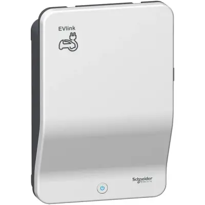 Schneider Electric - EVB1A22P4KI - EVLINK SMART WALLBOX 7 22 KW T2S KEY - 1