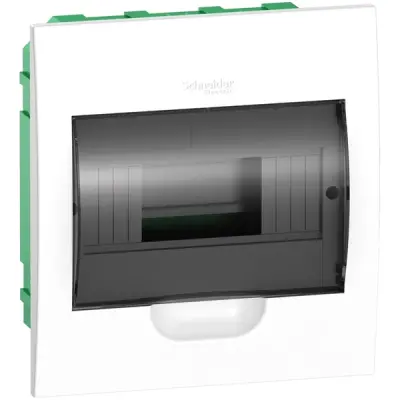 EZ9E108S0F - Flush Enclosure 8m Smoked Door - 1