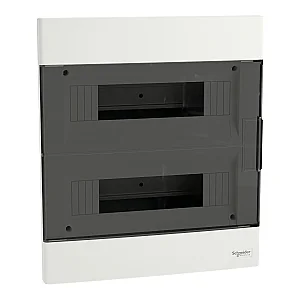 Easy9 Eu Flush 2R 12M Smoked Door - EZ9EUE212 - Schneider Electric