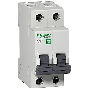Easy9 Miniature Circuit Breaker 2P 6 A C 4500 A 230 V Miniature - EZ9F34206 - Schneider Electric