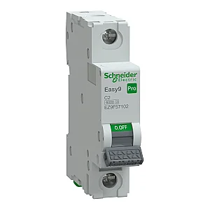 C 1x2 A W Miniature Circuit Breaker 6 kA Pro - EZ9F57102 - Schneider Electric