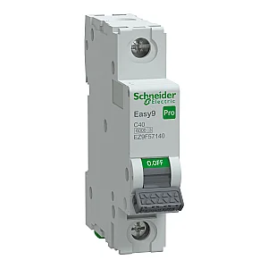 C 1x40 A W Miniature Circuit Breaker 6 kA Pro - EZ9F57140 - Schneider Electric