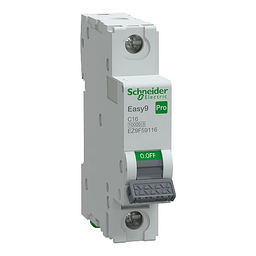 C 1x16 A W Miniature Circuit Breaker 10 kA Pro - EZ9F59116 - 1