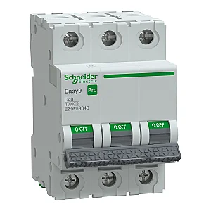 C 3x40 A W Miniature Circuit Breaker 10 kA Pro - EZ9F59340 - Schneider Electric