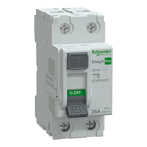 2P 25 A 30 mA AC Type Residual Current Circuit Breaker Pro - EZ9R39225 - 1