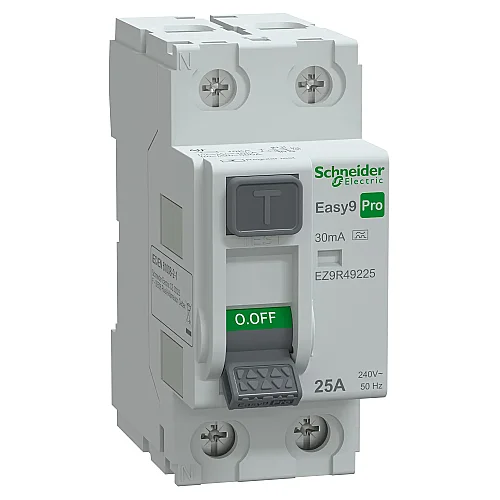 2P 25 A 30 mA Easy9 Pro A Type Residual Current - EZ9R49225 - 1