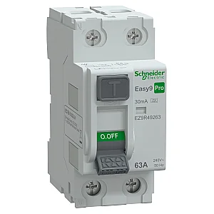 2P 63 A 30 mA Easy9 Pro A Type Residual Current - EZ9R49263 - Schneider Electric