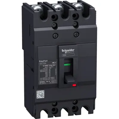 Schneider Electric - EZC100F3063 - 63 A, EZC MCCB, 10KA, 3P3D - 1
