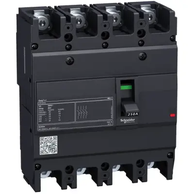 Schneider Electric - EZC250H4125 - 125 A, EZC MCCB, 36KA, 4P3D - 1
