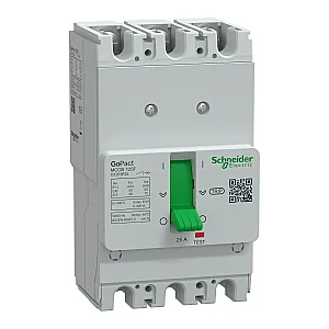 GoPact Molded Case Circuit Breaker 125F 3P3D 25 A Fix - G12F3F25 - Schneider Electric