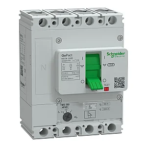 GoPact Molded Case Circuit Breaker 200B 4P4D 160 A Adj - G20B4A160 - Schneider Electric