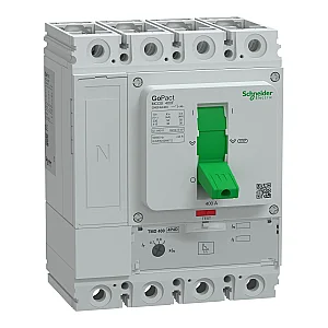 GoPact Molded Case Circuit Breaker 400F 4P4D 400 A Adj - G40F4A400 - Schneider Electric