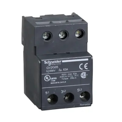 Schneider Electric - GV2G05 - TeSys GV2, TeSys D & TeSys U - terminal - 1