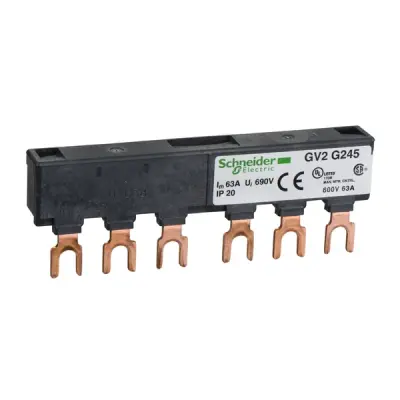 Schneider Electric - GV2G245 - Linergy FT - Busbar - 63 A - 2 tap-offs - 1
