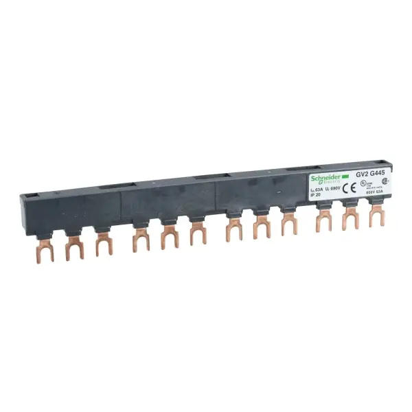 Schneider Electric - GV2G445 - Linergy FT - Busbar - 63 A - 4 tap-offs - 1