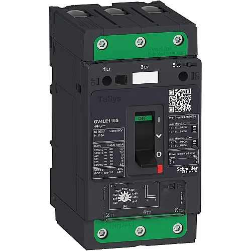Motor Breaker Gv4Le Mag 7 A 50 kA Elink - GV4LE07N - 1
