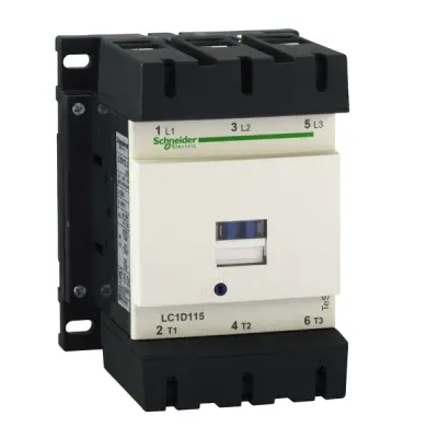 Schneider Electric - LC1D115F7 - TeSys D contactor 3P AC3 115A 110V AC co - 1
