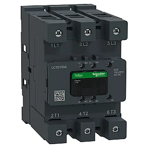 75 kW 1NO+1NC 3P 100 - 250 AC/DC Contactor - LC1D150AKUE - Schneider Electric