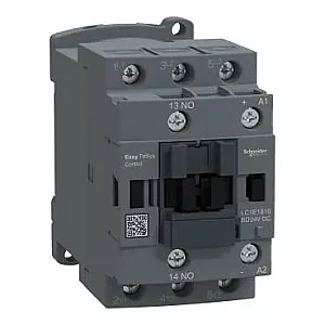 Contactor, Easy TeSys Control 3P 18 A 1NO - LC1E1810BD - Schneider Electric