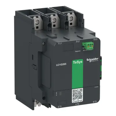 Schneider Electric - LC1G265KUEN - Contactor TeSysG265 3P Std 100-250V ACDC - 1