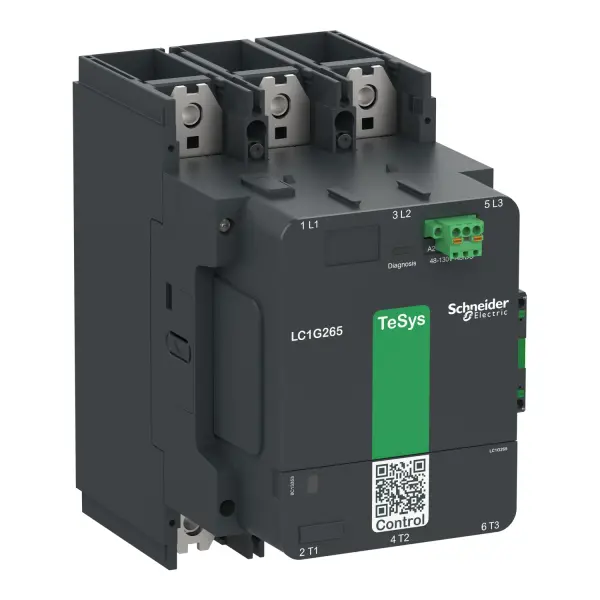 Schneider Electric - LC1G265KUEN - Contactor TeSysG265 3P Std 100-250V ACDC - 1