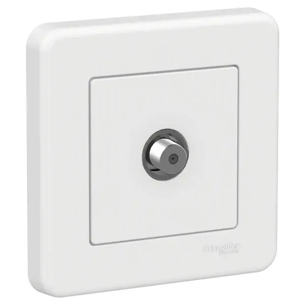 Schneider Electric - LNA3700121 - Leona SAT Intermediate 4dB Socket White - 1