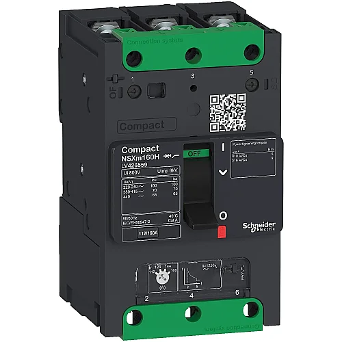 70 - 100 A 70 kA 3 Pole Circuit Breaker - LV426557 - 1