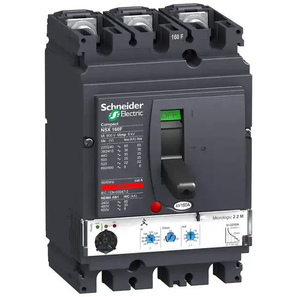 Schneider Electric - LV430770 - circuit breaker Compact NSX160F - Microl - 1