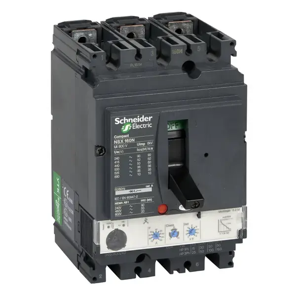Schneider Electric - LV430988 - circuit breaker Compact NSX160N - Microl - 1