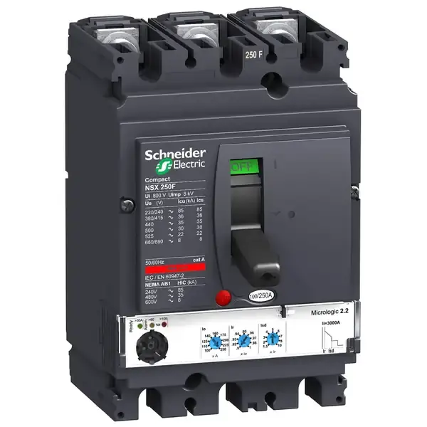 Schneider Electric - LV431160 - circuit breaker Compact NSX250F - Microl - 1