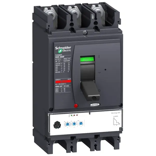 Schneider Electric - LV432695 - circuit breaker Compact NSX400H - Microl - 1