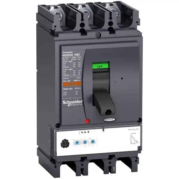 Schneider Electric - LV433740 - circuit breaker Compact NSX630HB2 - Micr - 1