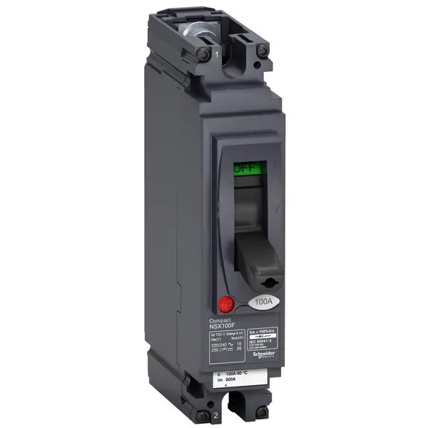 Schneider Electric - LV438565 - BREAKER NSX100F 30A 1P 36KA AC/DC - 1