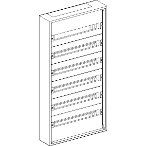 PrismaSeT G Pack 160 Wall-Mounted Enclosure, W555 H1080, 6R, IP30 - LVS08006 - Schneider Electric
