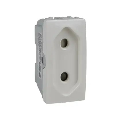 Schneider Electric - MGU3.031.25 - Unica EU Socket-out. 1m Ivory - 1