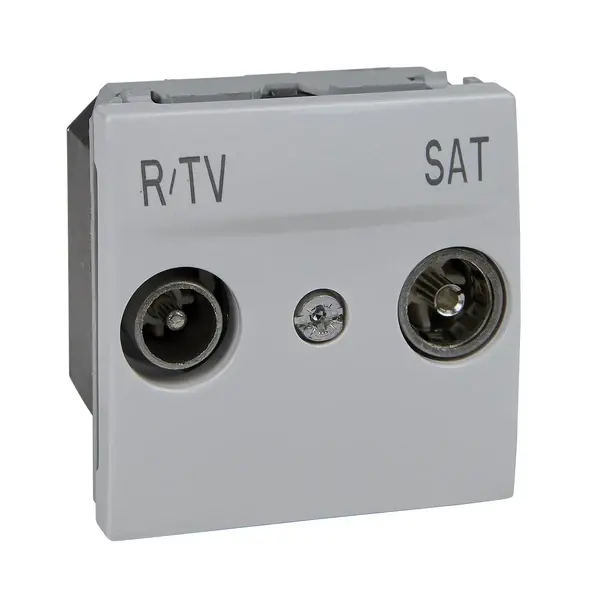 Schneider Electric - MGU3.456.18 - Unica R-TV/SAT Intermediate Sckt 2m Wht - 1