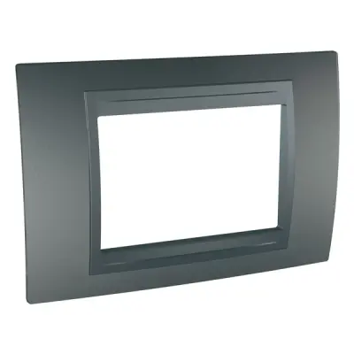 Schneider Electric - MGU6.103.12 - Unica Top Frame 3m Graphite - 1