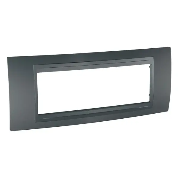 Schneider Electric - MGU6.106.12 - Unica Top Frame 6m Graphite - 1