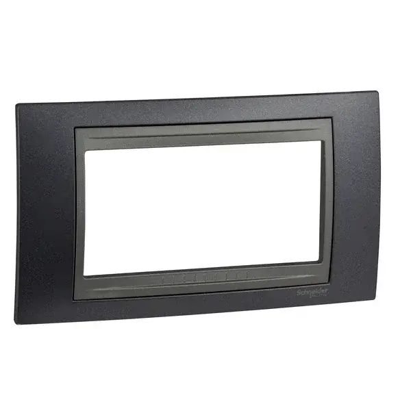 Schneider Electric - MGU66.104.297 - Unica Top 4g Frame Metal Grey-Graphite - 1
