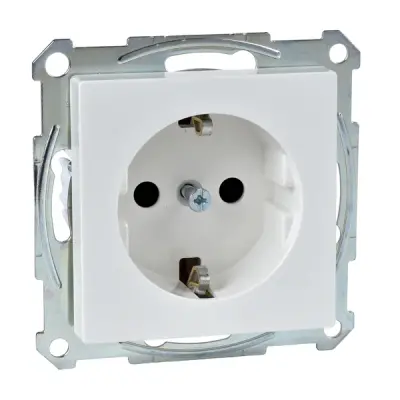 Schneider Electric - MTN2400-0319 - Merten Sys-M Side-e. S.O w/shttr Plr Wht - 1